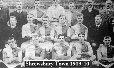shrewsbury town fc 1909 team