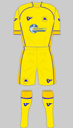 torquay united 2010-11 home kit