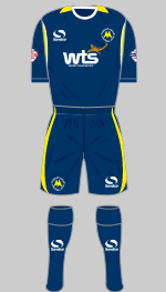 torquay united 2013-14 away kit