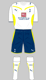 spurs 2009-10 home kit