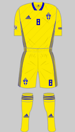 sweden 2018 all yellow kit