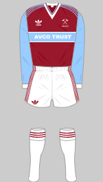 West Ham 1983-1984 Kit