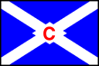 castle mail packet co house flag