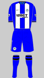 wigan athletic fc 2012-13 home kit