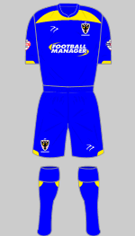 afc wimbledon home kit 2013-14
