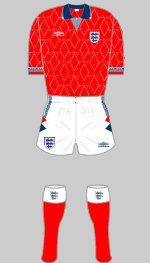 england 1990-93 change kit