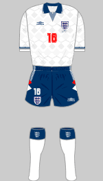 england 1992 european championship kit