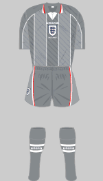 england 1996 grey kit