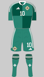 Northern ireland 2022 1st green kit