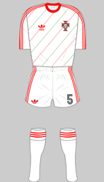portugal 1984 european championship change kit