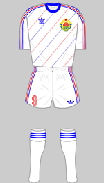 yugoslavia 1984 european championship change kit