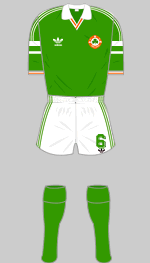 republic of ireland 1988 european championship kit