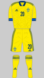 sweden euro 2020 yellow kit