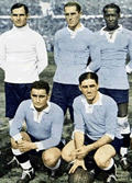 uruguay 1930 world cup colourised team photo