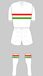 hungary 1958 world cup change kit