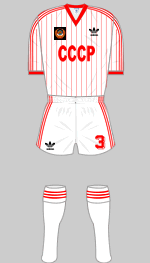soviet union 1982 world cup change kit