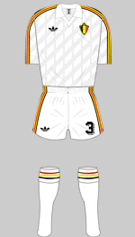 belgium 1986 world cup change kit