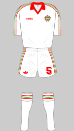 hungary 1986 world cup change kit