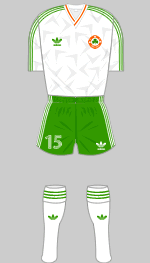 ireland 1990 world cup change kit