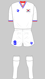 south korea 1990 world cup change kit