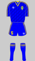 sweden 1990 world cup change kit