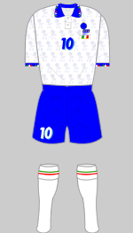 italy 1994 world cup change kit