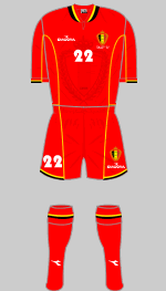 belgium 1998 world cup red kit