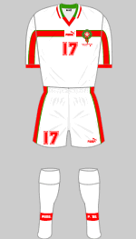 morocco 1998 world cup white kit