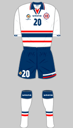 norway 1998 world cup change kit
