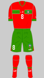 morocco 2022 world cup 1st kit