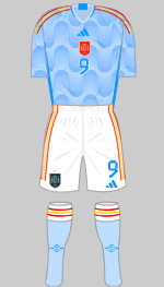 spain 2022 world cup white shorts