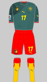 cameroon 2010 home kit