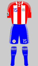 paraguay 2010 world cup kit blue socks