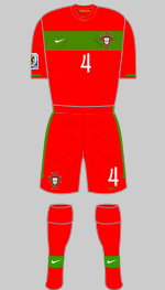 portugal world cup 2010 all red kit