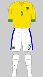 brazil 2012 olympics football kit v south korea