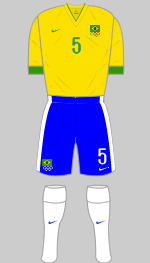 brazil 2012 olympics mens team football kit