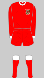 wales 1966 home kit
