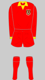 wales home kit 1971