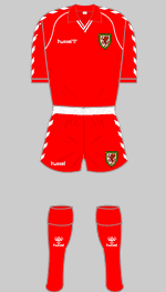 wales 1987 home kit